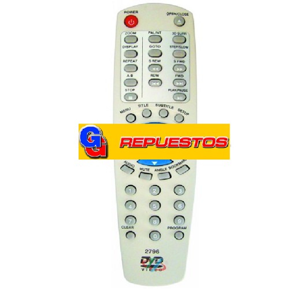 REMOTO DVD ADMIRAL-TFK2796