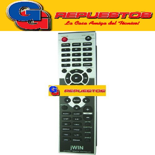 CONTROL REMOTO DVD JWIN  (2763)