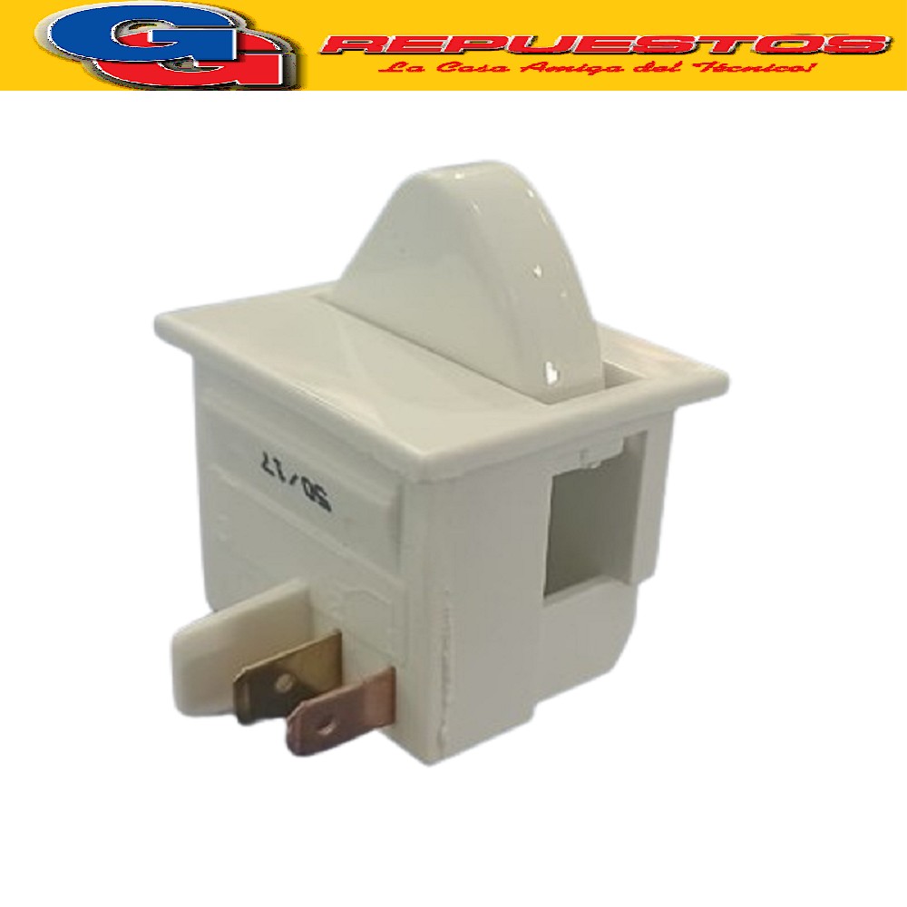 INTERRUPTOR TECLA DE LUZ HELADERA BAMBI NORMAL CERRADO 1A 25 0V 1E5 T65 ITU14 EMICOL