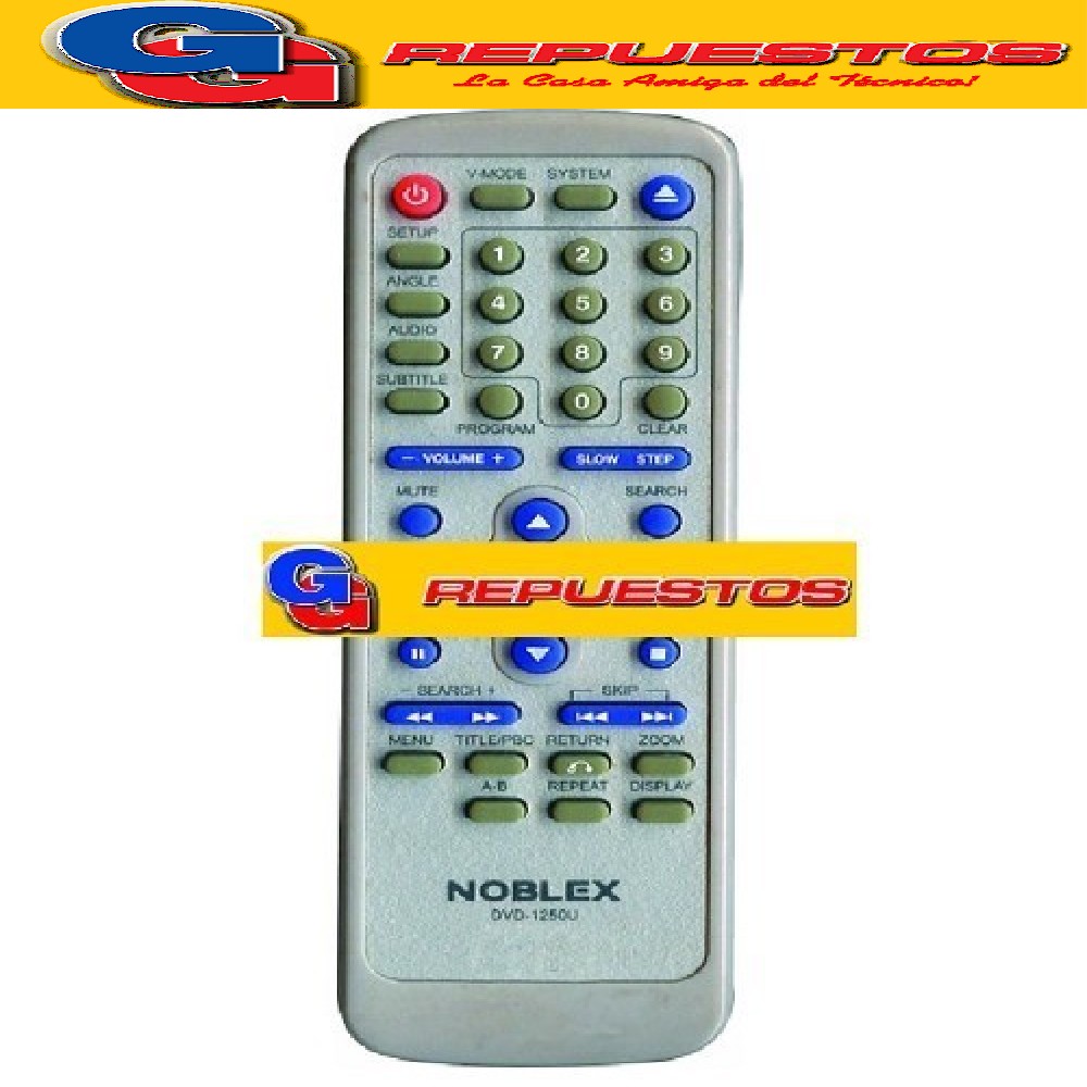 CONTROL REMOTO DVD NOBLEX PHILCO SANYO (2807)