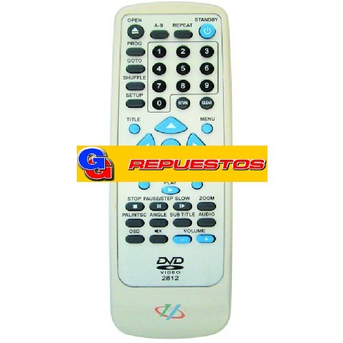 CONTROL REMOTO DVD TOP HOUSE 04 (2812)