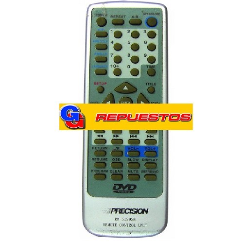 CONTROL REMOTO DVD PRECISION (2890)