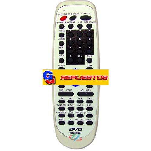 CONTROL REMOTO DVD AMSTAR  (2950)