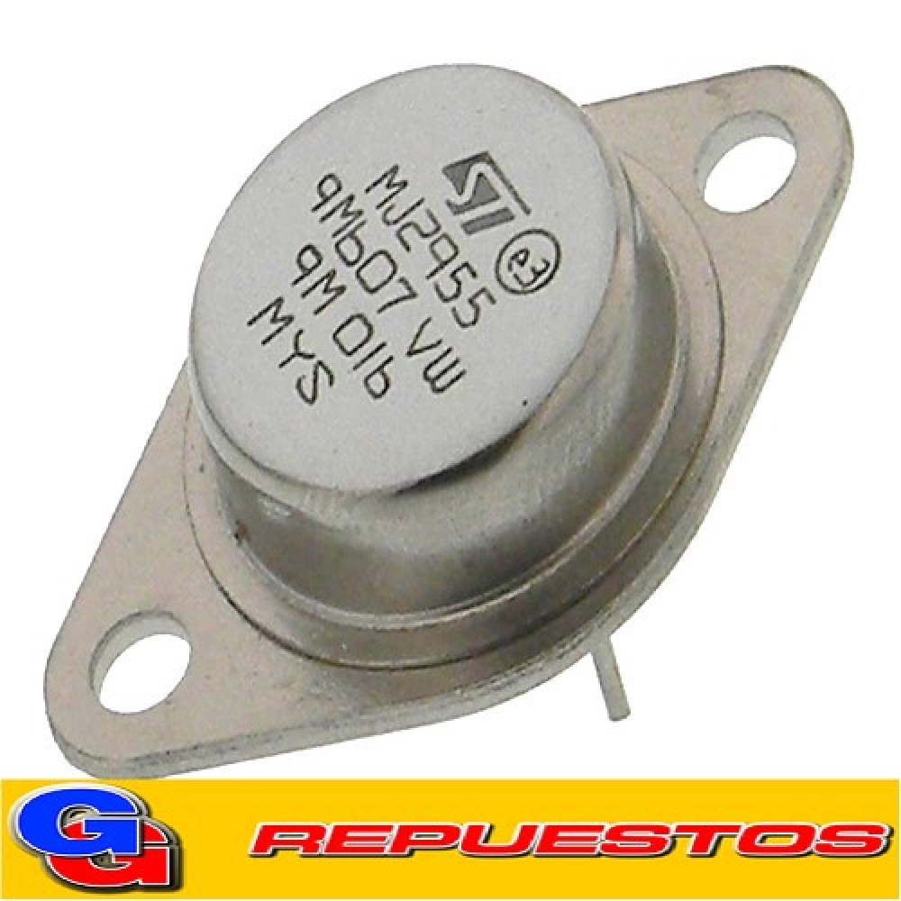 MJ2955 TRANSISTOR PNP 100VCBO / 60VCEO / 15A COMPLEMENTARIO 2N3055