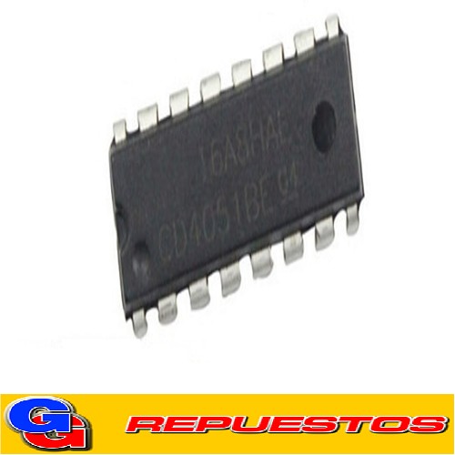 CD14051 CIRCUITO INTEGRADO CMOS MULTIPLEXOR / DEMULTIPLEXOR