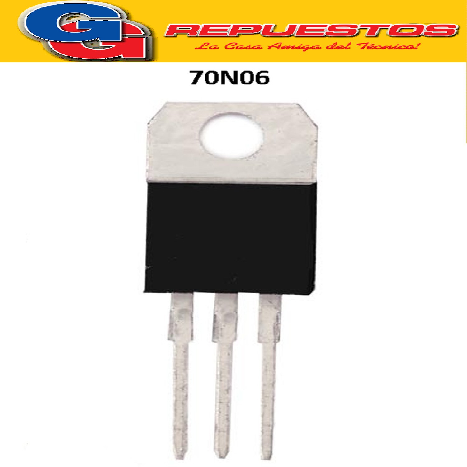 70N06 TRANSISTOR FET TO-220 CANAL N 60V / 70A