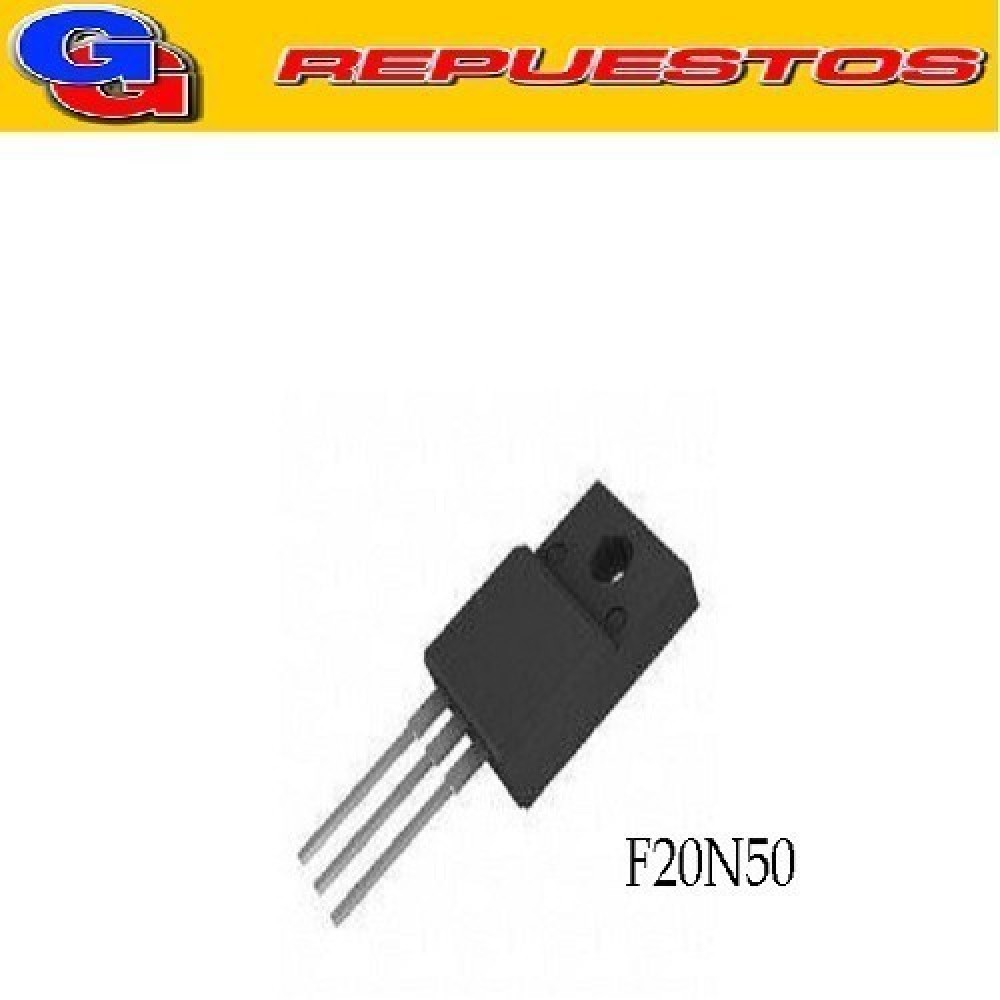 TMPF20N50 TRANSISTOR FET CANAL N (500V/18A/0.27R/48W) TO-220F