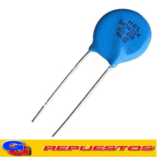 VARISTOR OXIDO METALICO 14MM 275VAC (14N431K/14D431K)