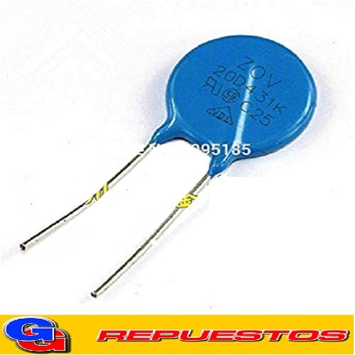 VARISTOR OXIDO METALICO 20MM 275VAC (20N431K/20D431K)