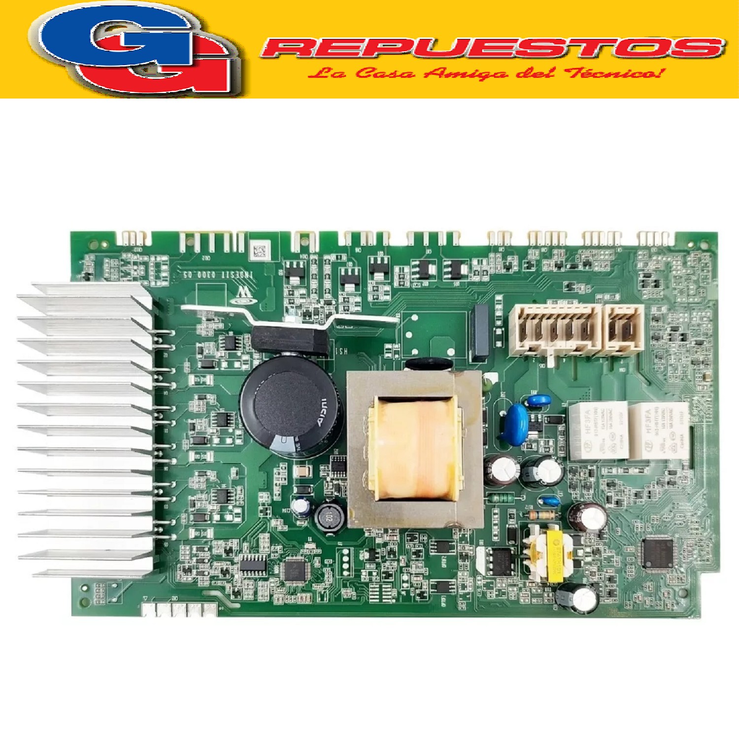 PLAQUETA POTENCIA LAVARROPAS WHIRLPOOL WLCF80AB de 8K INVERT ER (PLACA/ UNIDAD DE CONTROL ORIGINAL) Cod.Origen:
326081345 (WHIRLPOOL) UNIDAD DE CONTROL GRABADA WLF80AB