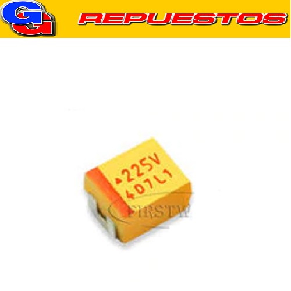 CAPACITOR TANTALIO SMD (1206) 2.2uF X 16V 20% A=3216