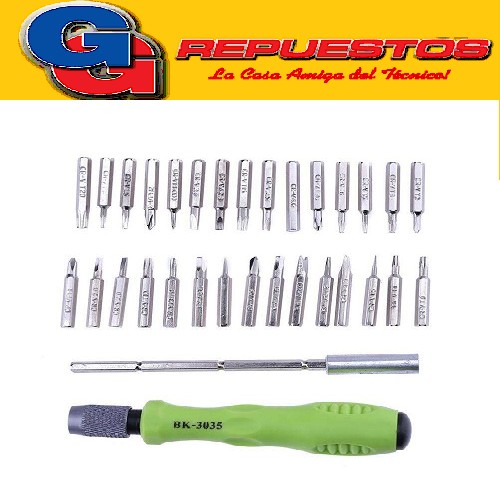 KIT DESTORNILLADORES / HERRAMIENTAS 30 EN 1 (PARA ELECTRONICA / CELULARES / Y USOS VARIOS) 7389C