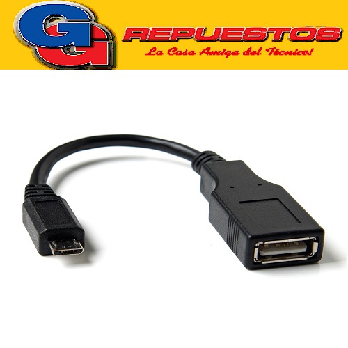 CABLE OTG MICROUSB MACHO A USB HEMBRA