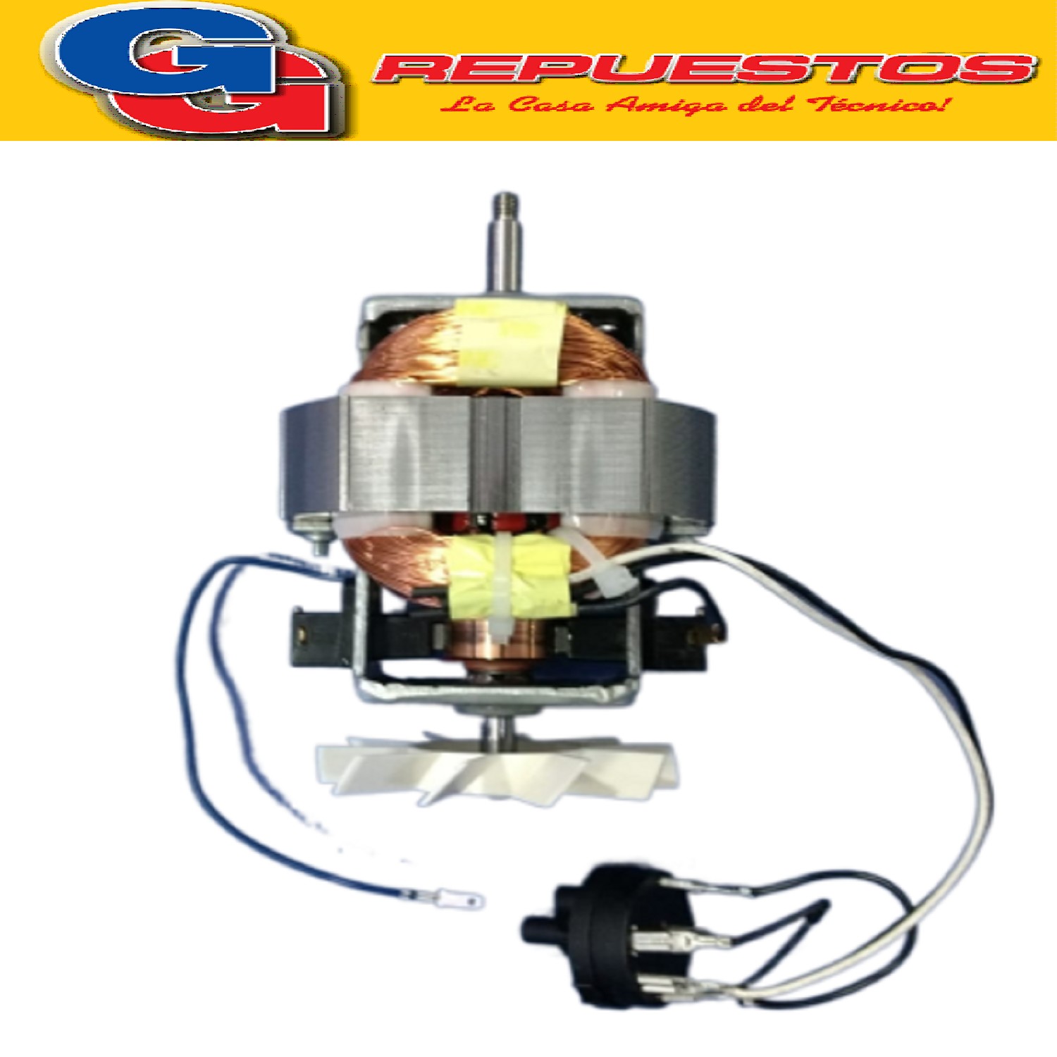 MOTOR DE LICUADORA GIRO INVERSO EJE CORTO LILIANA CHINO GIRO INVERSO COMPATIBLE CON LOS MODELOS BL1003-AR / BLL10 / JLL10 / BLL20 DIAMETRO DEL EJE 6,3MM DIAMETRO DE LA ROSCA 4,8MM ROSCA INVERSA LARGO TOTAL DEL EJE 21,4MM