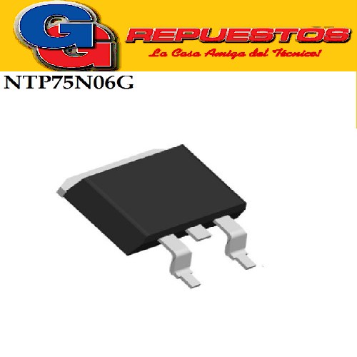 NTP75N06G/SUB7506 TRANSISTOR MOSFET -SMD- (60V/75A/9.5Mohms)