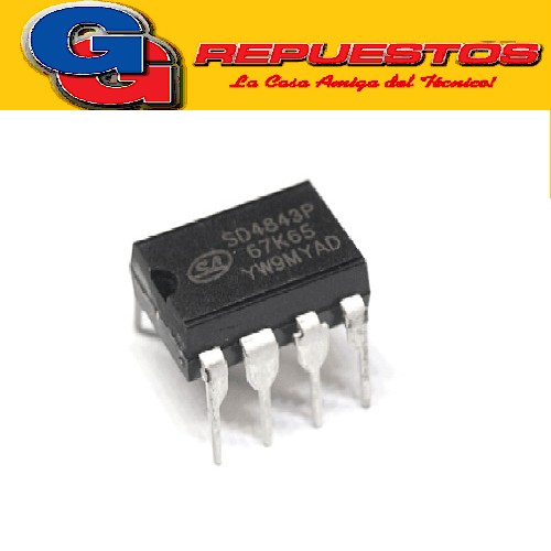 SD4843P CIRCUITO INTEGRADO -DIP8- (650V/19W/11A/65KHZ)