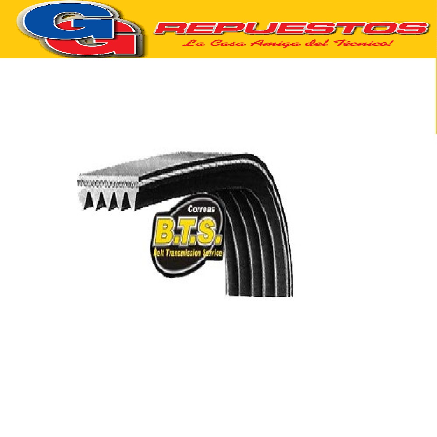 CORREA POLY V 5PJ - 1165  NACIONALES BTS