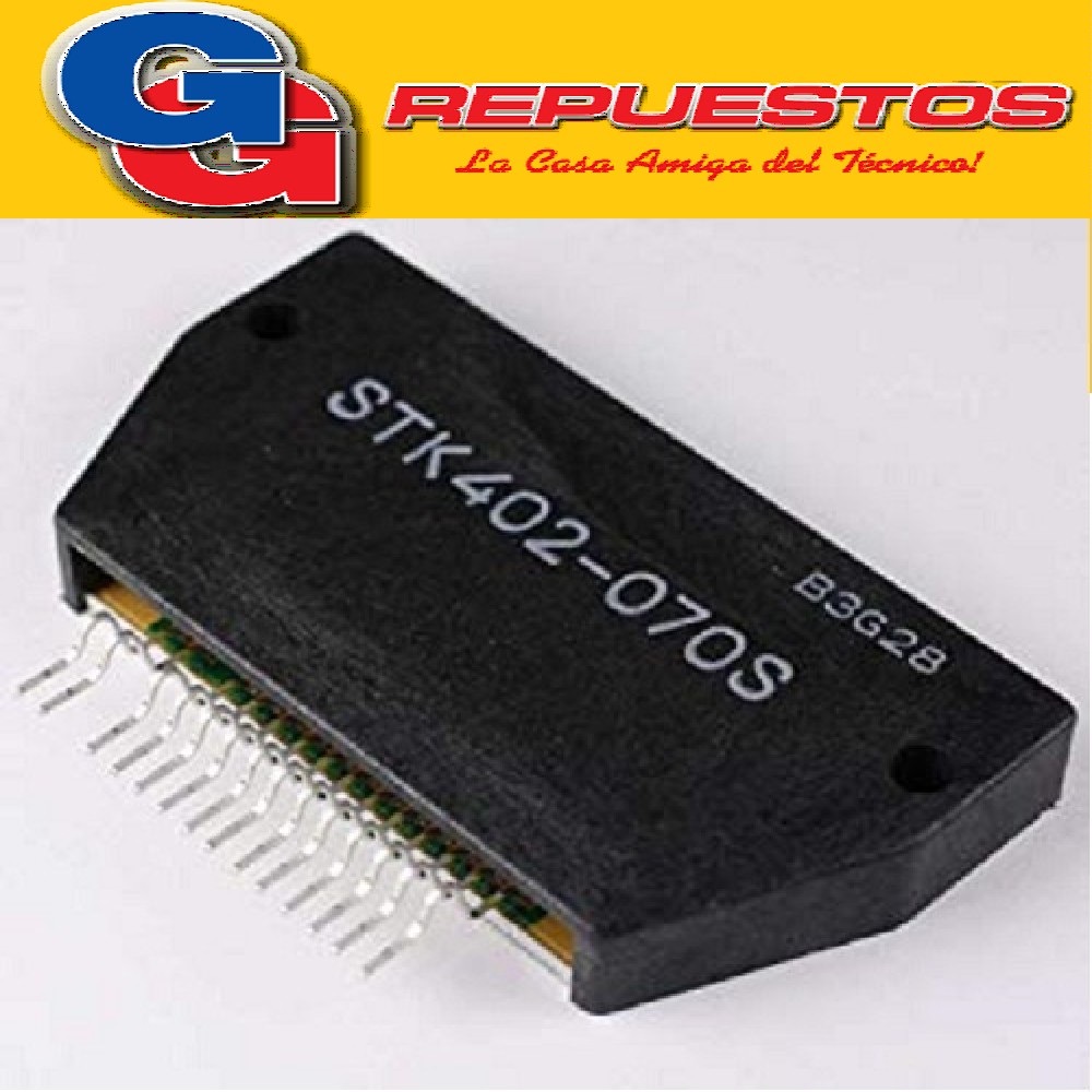 STK402-070S TRANSISTOR AMPLIFICADOR DE AUDIO (2X40W/6 ohms)