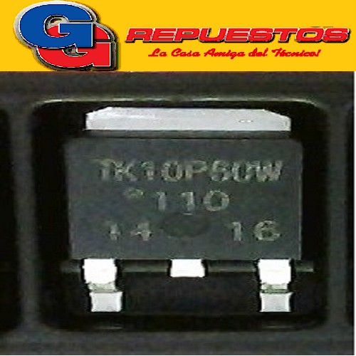 TK10P60W TRANSISTOR MOSFET CANAL N -SMD- (600V/9.7A/80W/0.327 ohms)