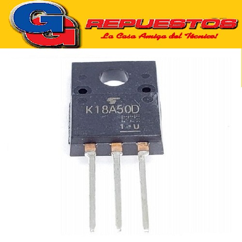 TK18A50D TRANSISTOR MOSFET CANAL N (500V/18A/50W/0.22 ohms)