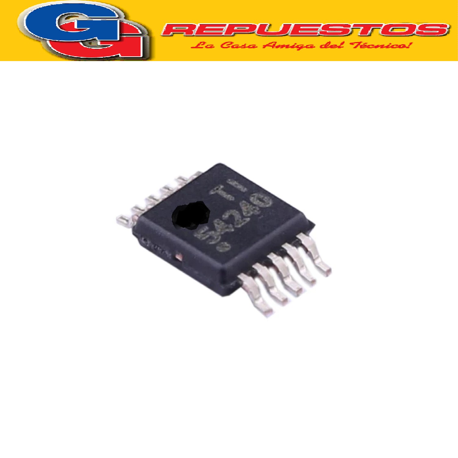 TPS54240DGQR CIRCUITO INTEGRADO -SMD- (3.5V-42V/2700KHZ/4 µA /300 Mohms)