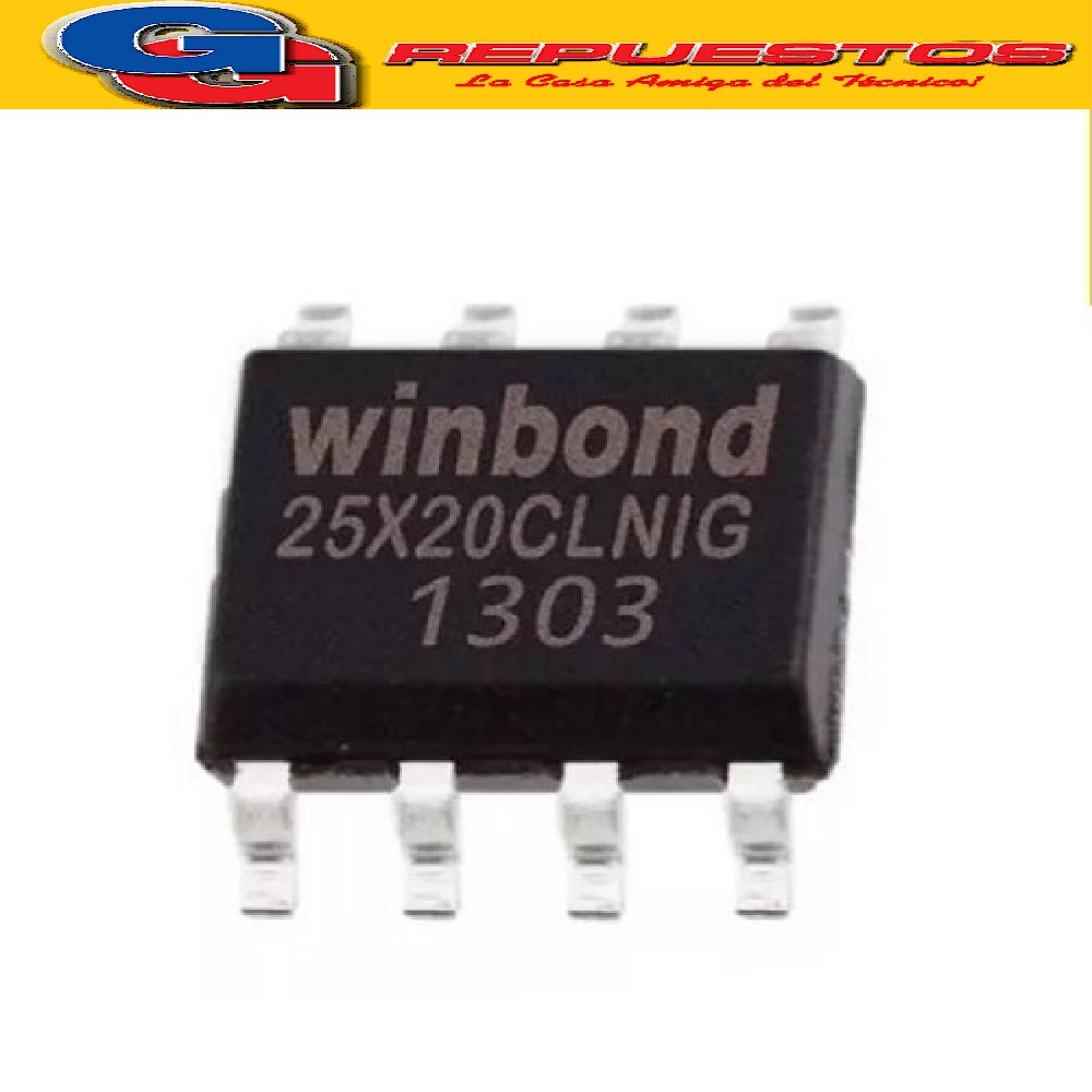 W25X20CLNIG CIRCUITO INTEGRADO -SMD- (2.5V-3.3V)