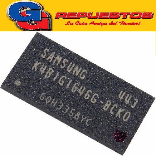 K4B1G1646G CIRCUITO INTEGRADO CHIP MEMORIA (DRAM CHIP DDR3 S DRAM 1G-Bit 64Mx16/1.5V/96-PIN/FBGA)