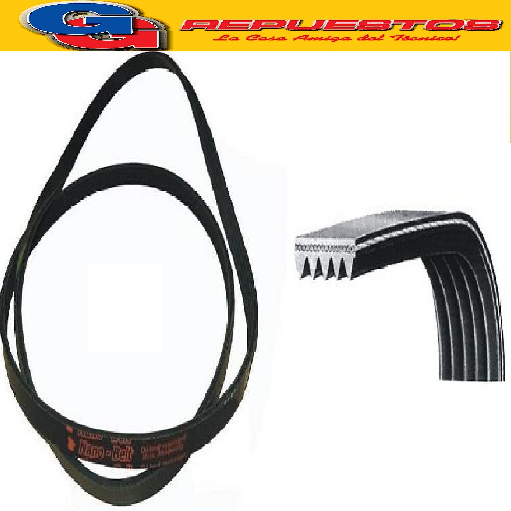 CORREA POLY-V 1138 J7 (ELASTICA) ORIGINAL DREAN EXELLENT 169 189  -1390- 1590 AUTOBALANCE (900RPM) WHIRLPOOL AWM968