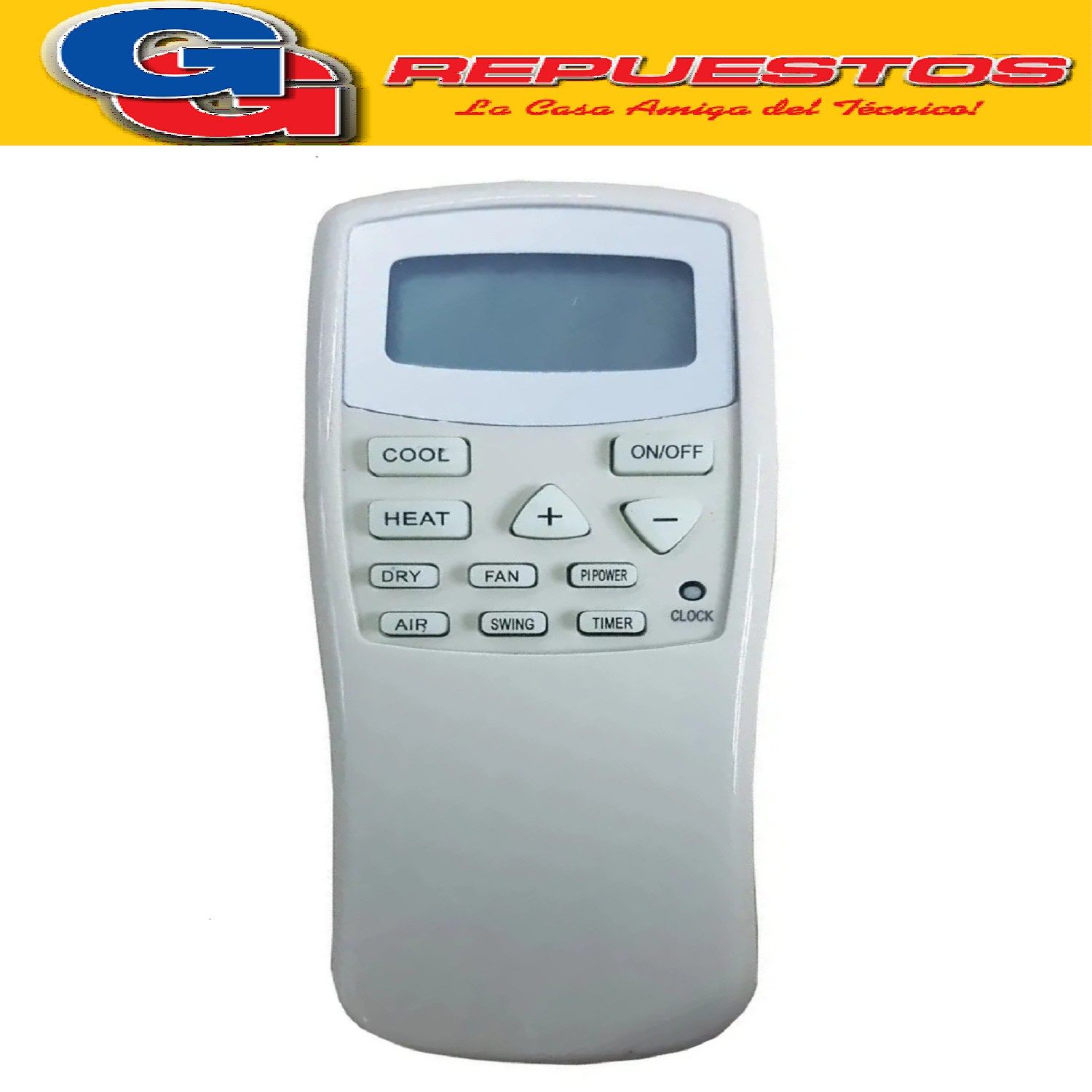 CONTROL REMOTO AIRE ACONDICIONADO SPLIT HITACHI, KELVINATOR, ELECTROLUX A440