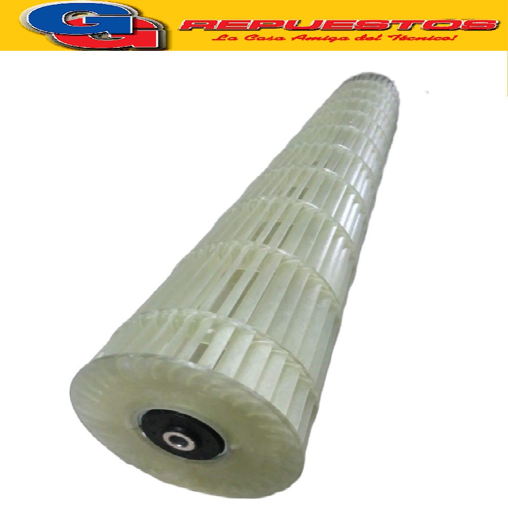 TURBINA EVAPORADOR AIRE SPLIT DIAMETRO 10.7 CM LARGO 69.5 CM (BGH) 107 X695