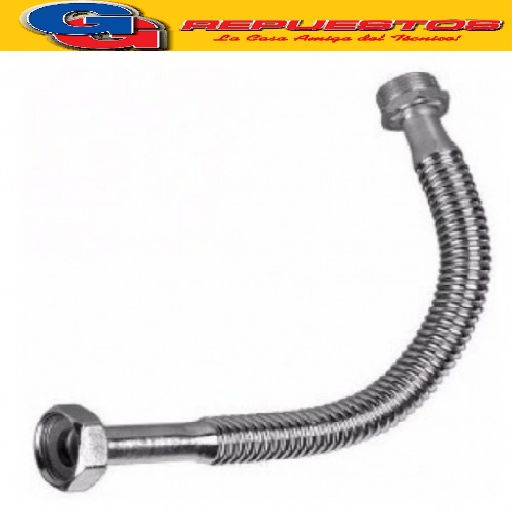 FLEXIBLE GAS NATURAL APROBADO 60 CM  C/C 1/2 BSP (FLEX 20)