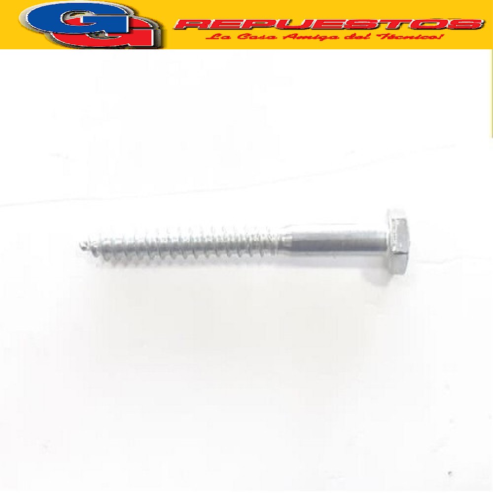 TORNILLO TIRAFONDO 1/4 X 70 PARA TACO FISHER DEL 10