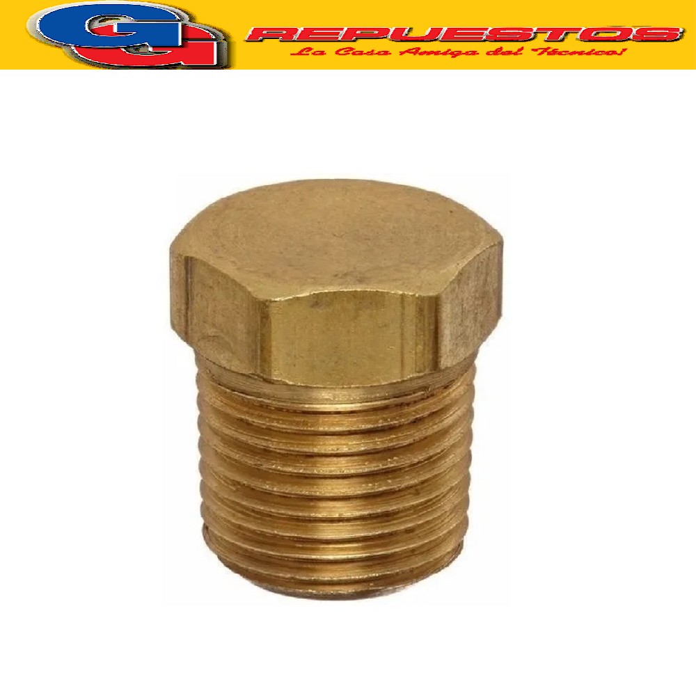 TAPON 1/4 MACHO ROSCA GAS NPT-M