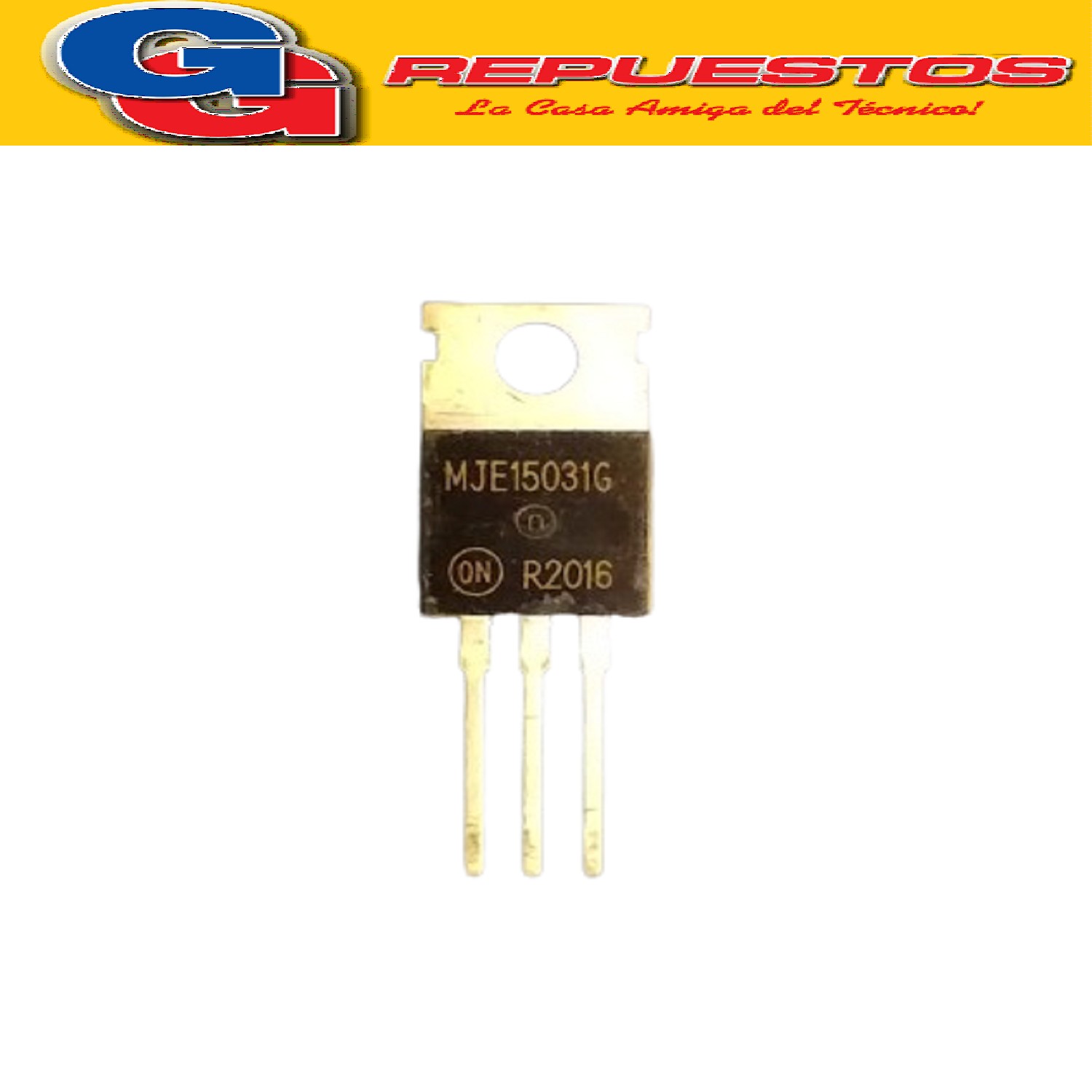 MJE 15031 - TO220 - 8 AMPERE POWER TRANSISTORS COMPLEMENTARY SILICON 120-150 VOLTS 50 WATTS