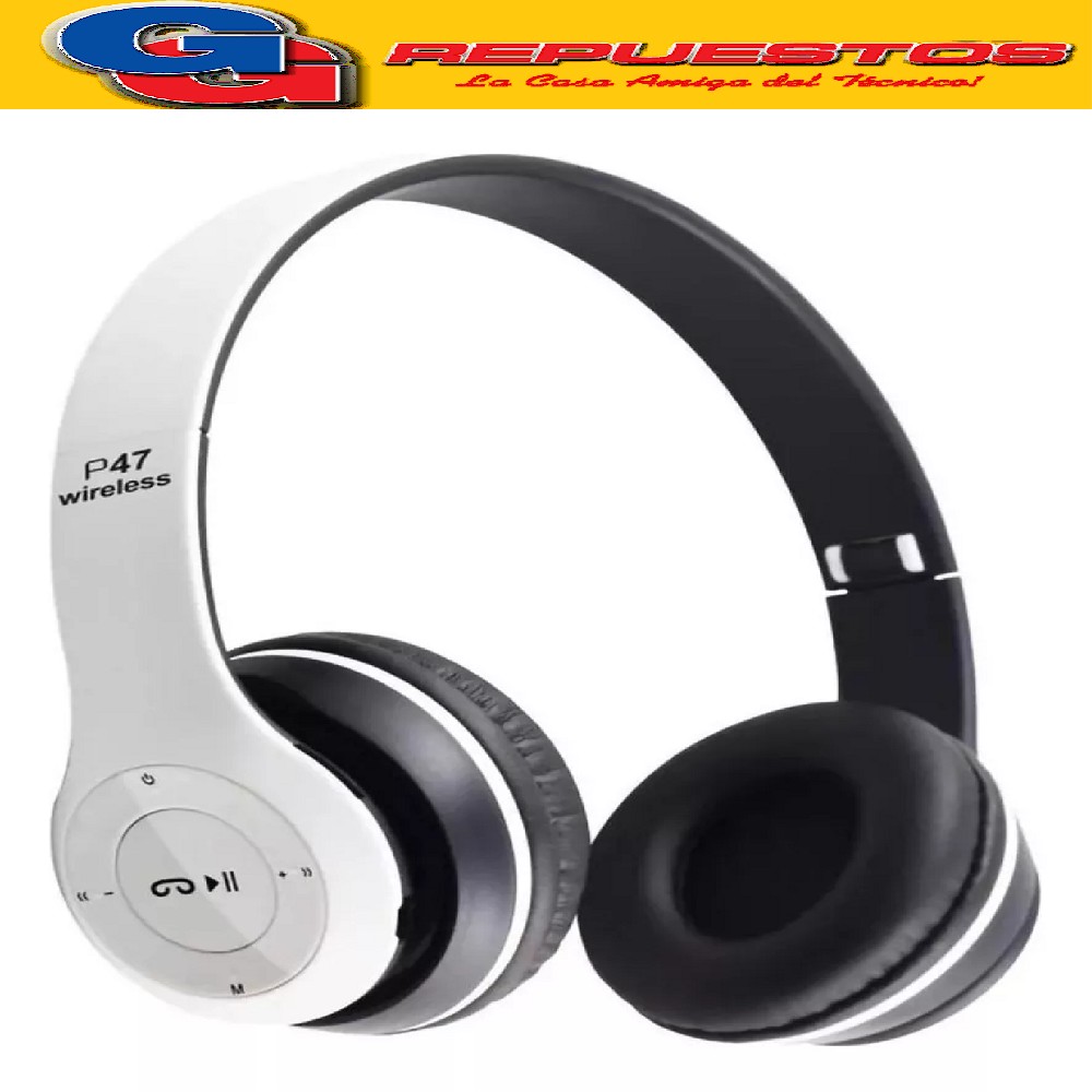 AURICULAR BLUETOOTH BLANCO PARA CELULAR/IPOD/MP4/MP3/CD/PC T ARJETA DE MEMORIA