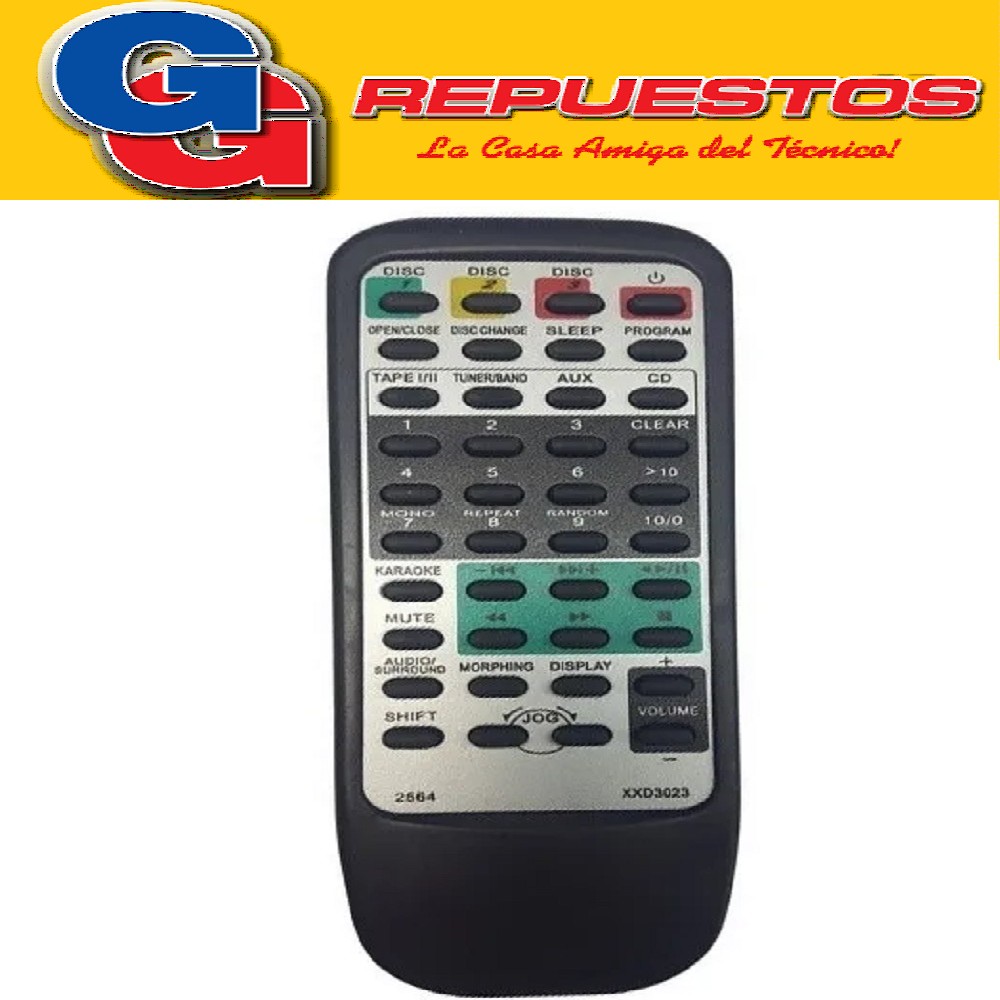 CONTROL REMOTO TIPO PIONEER PARA EQUIPOS DE AUDIO