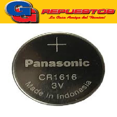 PILA PANASONIC CR-1616 LITIO BOTÓN 3V (PRECIO X UNIDAD)