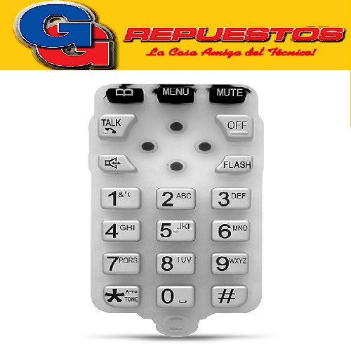 TECLADO DE GOMA PARA TELÉFONO (KTX-4011)