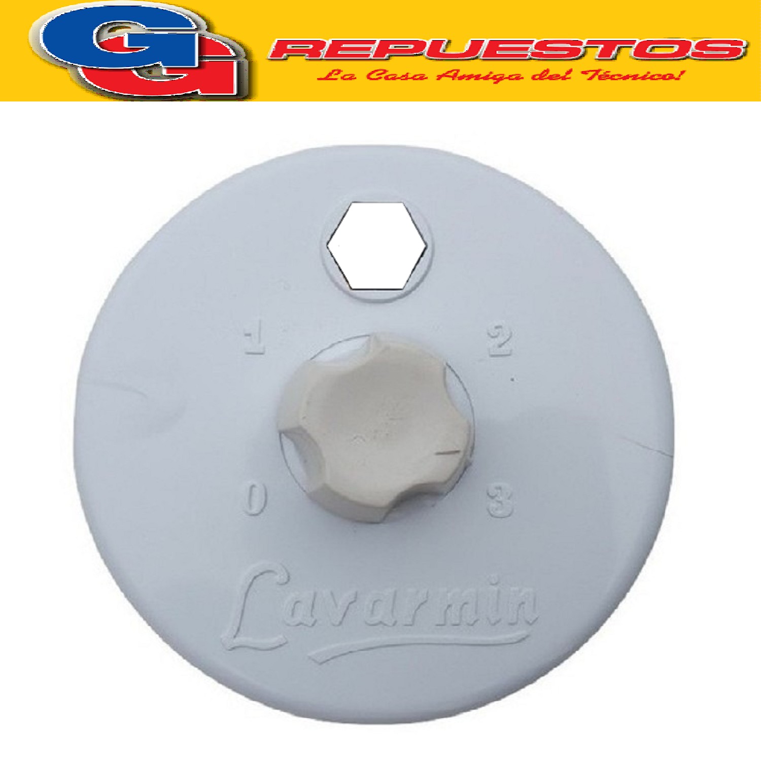 CARCAZA PLASTICA CON LLAVE DE CALEFON ELECTRICO LAVARMIN