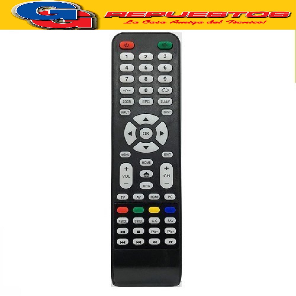 CONTROL REMOTO LED LCD SMART CORADIR JVC TALENT RCU-329