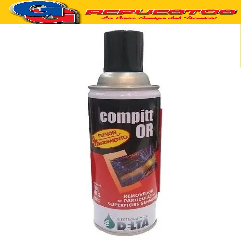 REMOVEDOR DE PARTICULAS COMPITT OR 450GR AIRE COMPRIMIDO