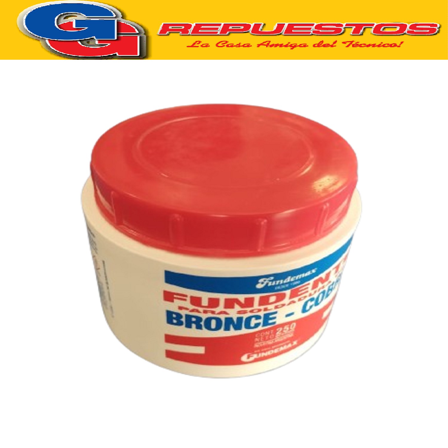 FUNDENTE BRONCE - COBRE 250 GRS