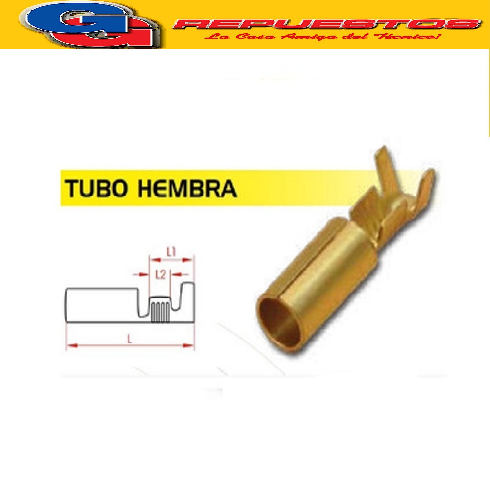 TERMINAL DE CABLE TUBO 3MM DIAMETRO EXTERIOR(ESTAÑADO)