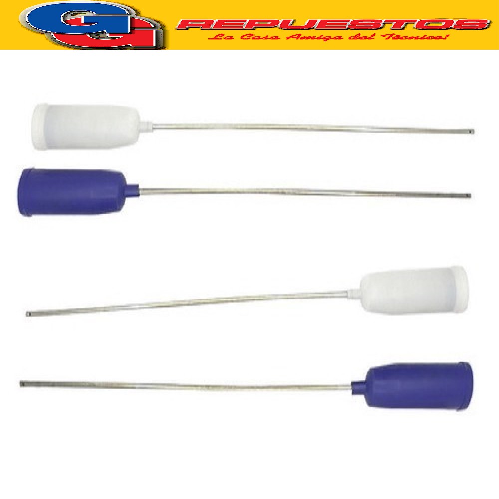 VARILLAS DE SUSPENSION AMORTIGUADORES PARA LAVARROPAS PHILCO PH08 PH10 PH12 PEABODY LARGO DE LA VARILLA METALLICA 63 CM DE LARGO, PUNTA RECTA( NO TERMINA EN L COMO OTROS MODELOSLA PARTE SUPERIOR DE LA VARILLA) x4