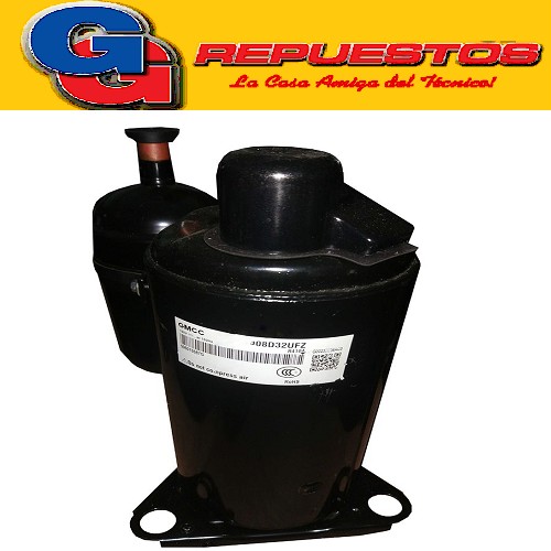 MOTOCOMPRESOR ROTATIVO 3000 FRIGORIAS R410A INVERTER DC GMCC TOSHIBA 12000 BTU GMCC R410a  ALTURA TOTAL 26 CM inversor DC rotativo compresor de aire acondicionado ASN108D32UFZ 12000Btu
Tipo de compresor: compresor inversor CC hermético giratorio
Ti