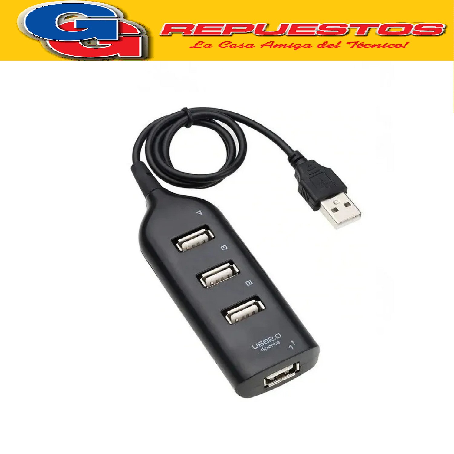 ZAPATILLA USB STB53 HUB USB 2.0 USB 4 PUERTOS 2.0 MULTIPLICA DOR ADAPTADOR