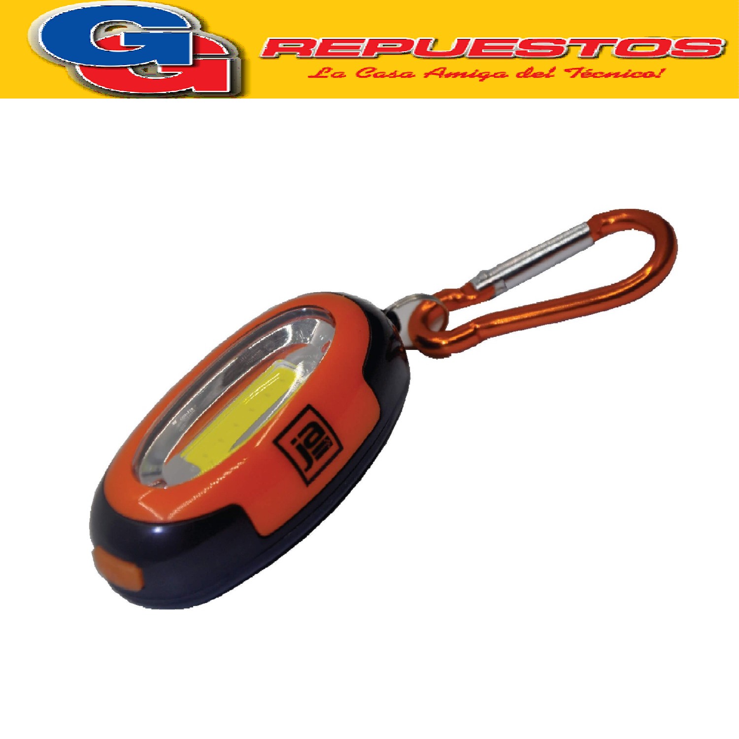 LINTERNA CON LLAVERO LED JA-1622 VARIOS COLORES