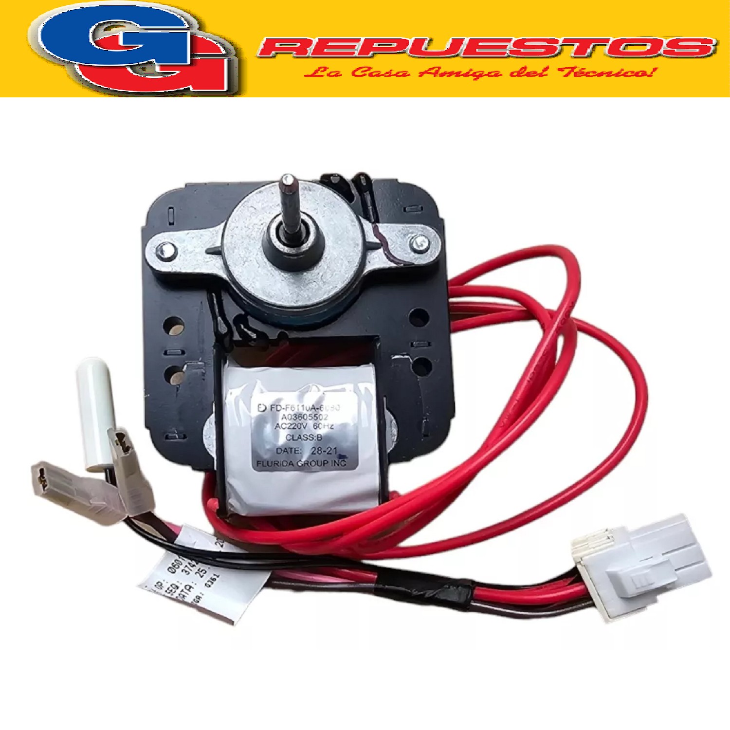 SENSOR-FORZADOR CON PORTALAMPARA HELADERA ELECTROLUX DF47-DF 50-DF50X-DFW50-DW50X 