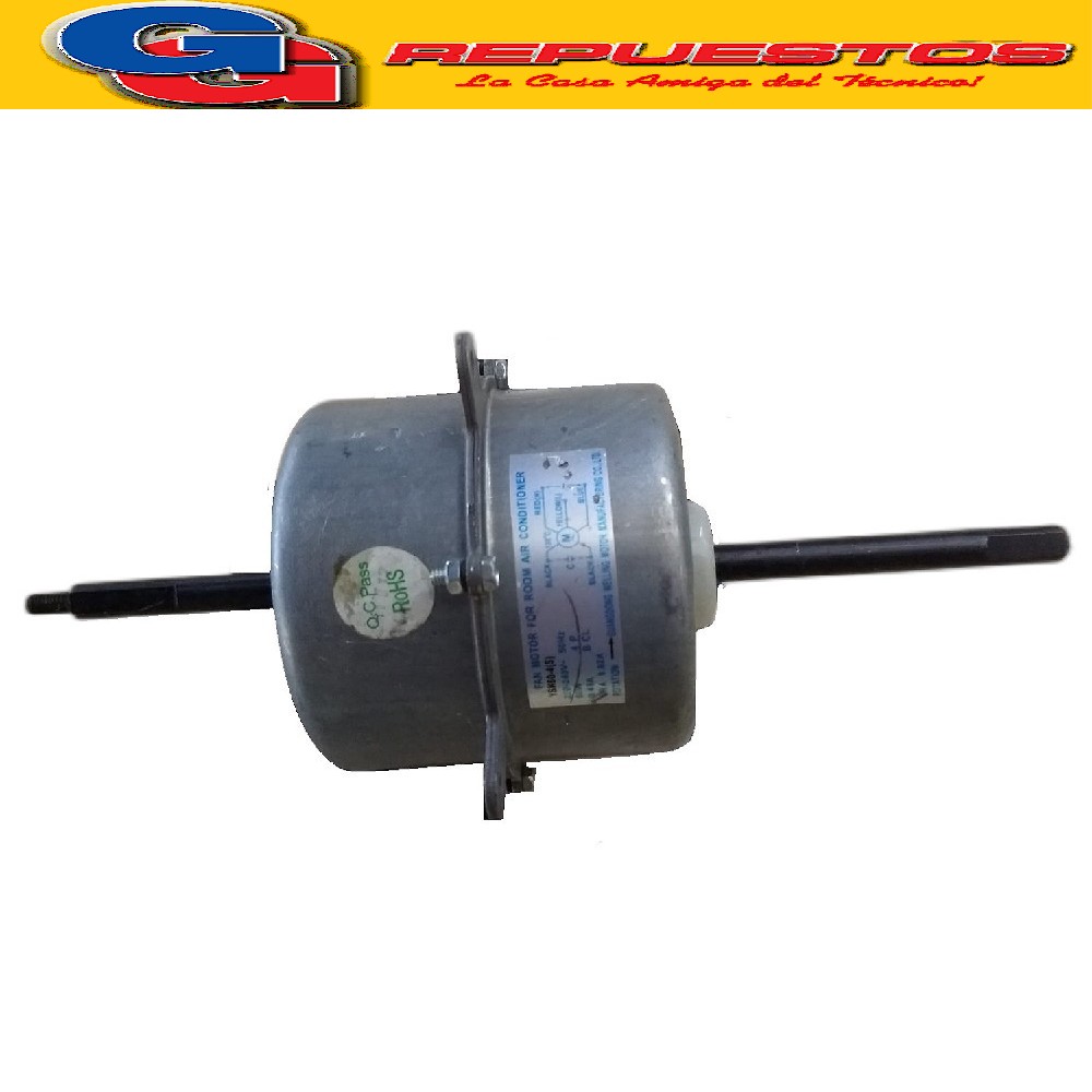 MOTOR FORZADOR AIRE ACONDICIONADO DOBLE EJE 10MM 220-240V 50Hz 60W 0.49A GIRO HORARIO