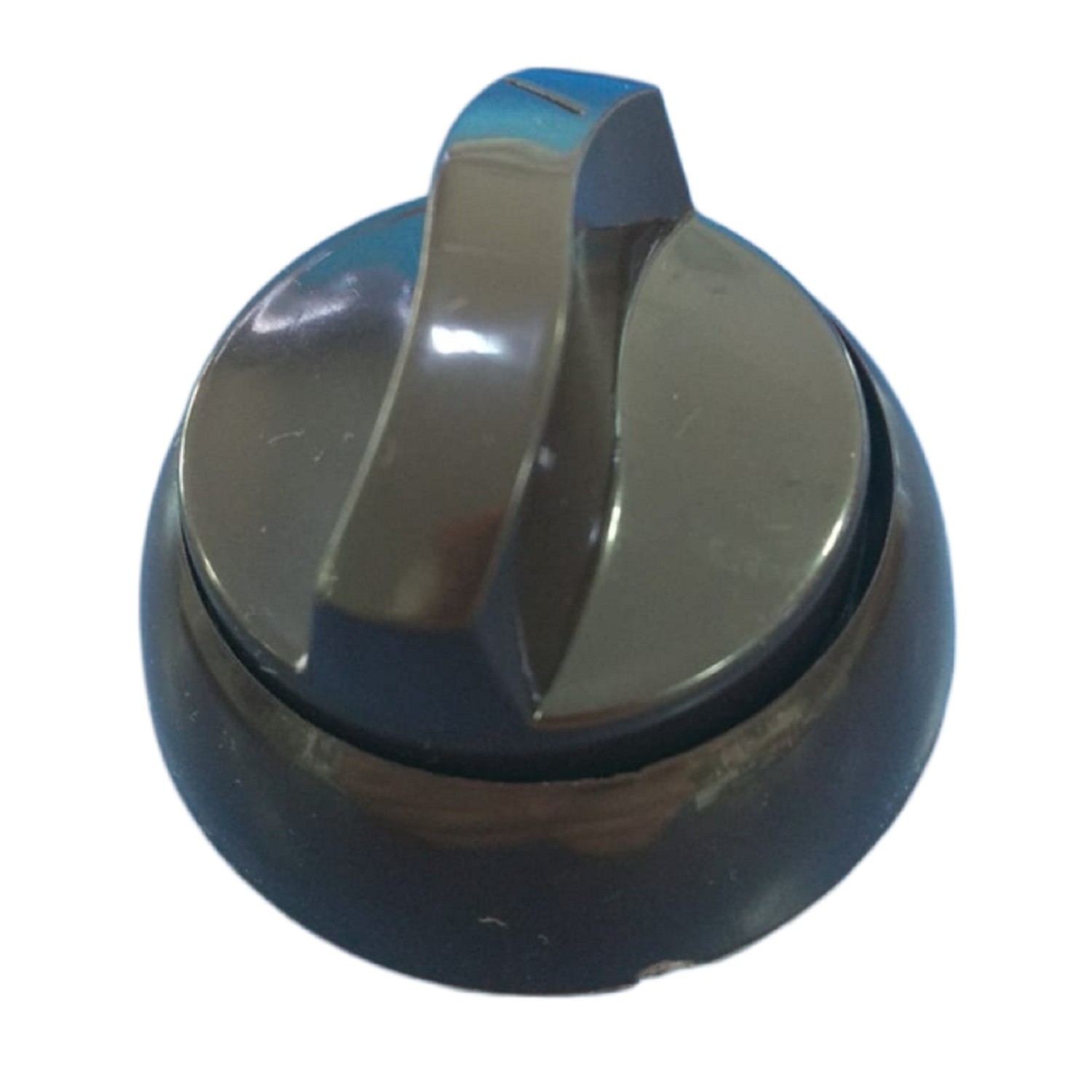 VOLANTE PERILLA COCINA ORBIS - VOLCAN MARRON CORTE ABAJO MODELO NUEVO / PERILLA CON ARO Y RESORTE / DIAMETRO DEL EJE 6MM